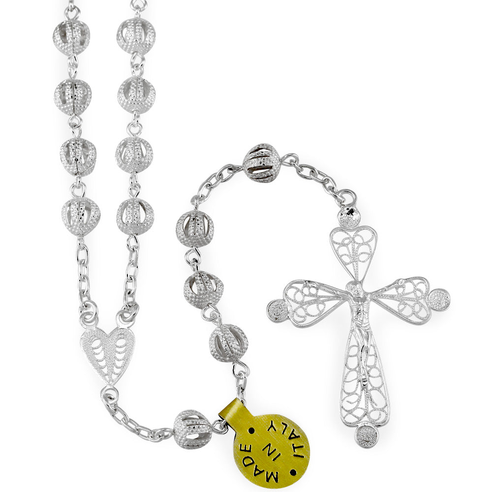  Filigree Design Beads Rosary