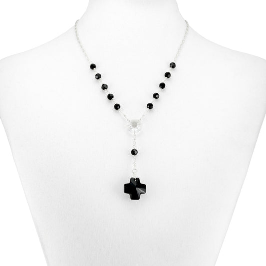  Swarovski Crystal Beads Rosary Necklace