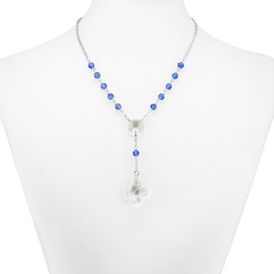 Swarovski Crystal Beads Rosary Necklace