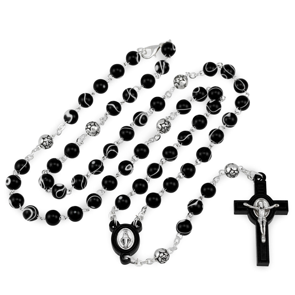 Silk Beads Rosary 