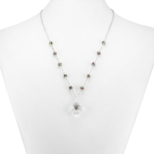 Swarovski Crystal Beads Rosary Necklace