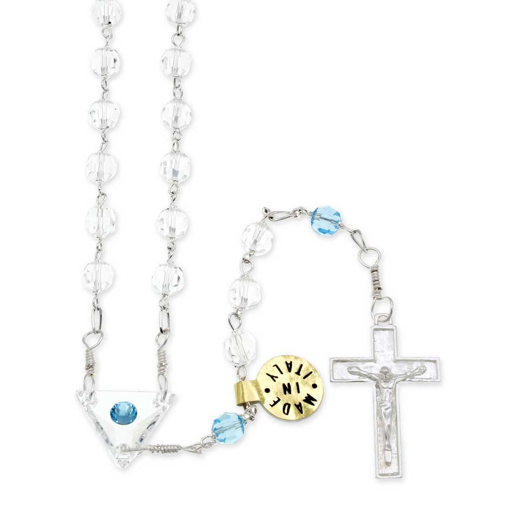 Swarovski Clear Crystal Beads Rosary