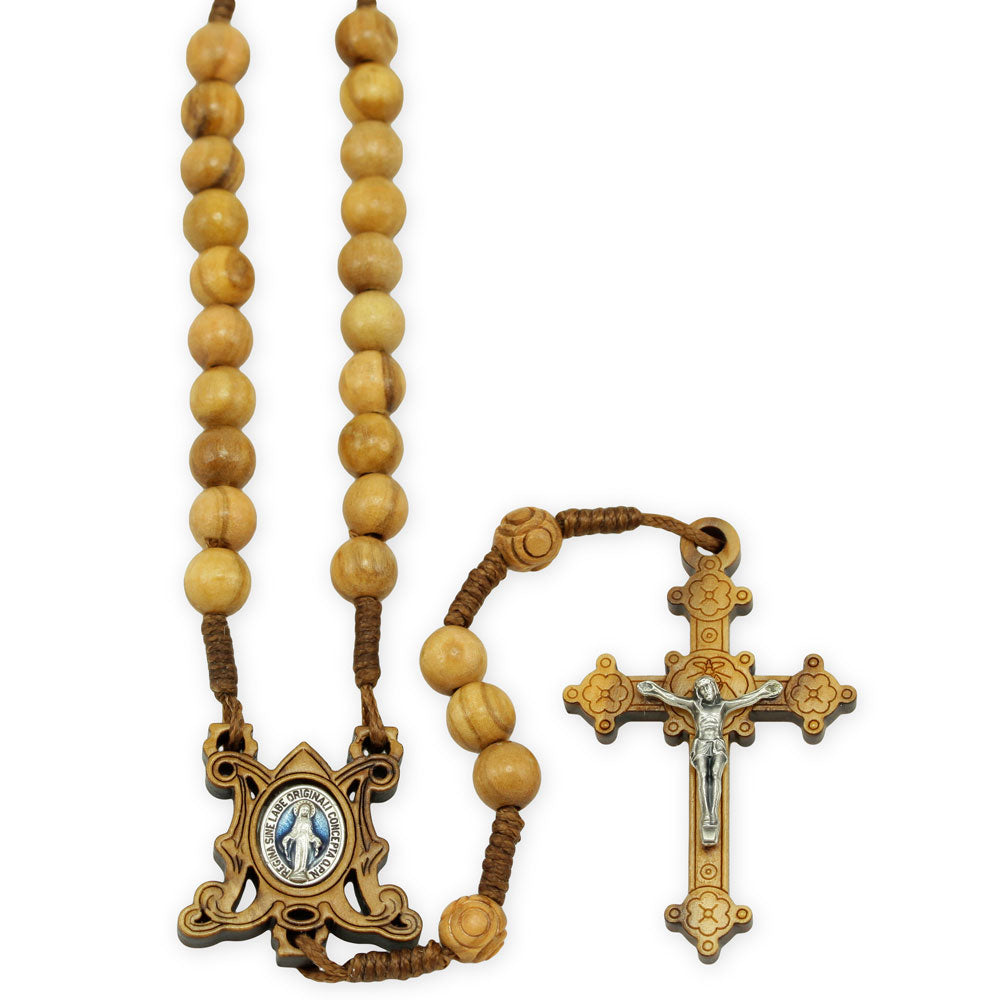 Rosary with Olive Wood Beads