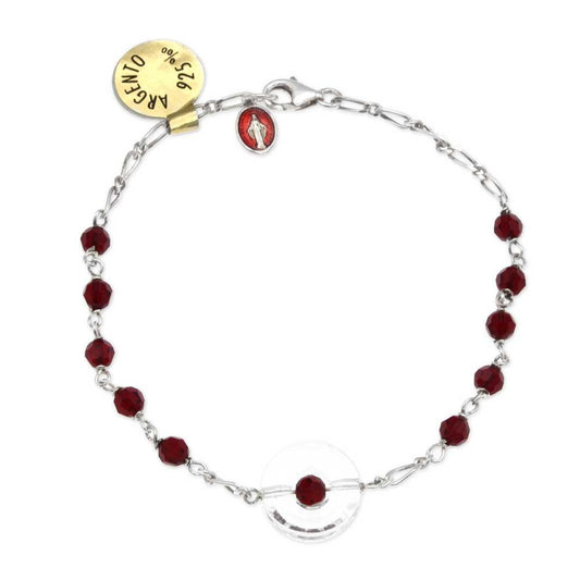 Swarovski Miraculous Cathoic Rosary Bracelet