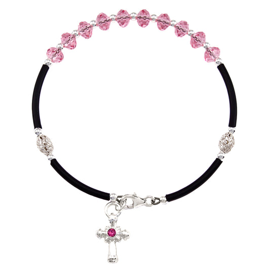  Swarovski Crystal Beads Rosary Bracelet