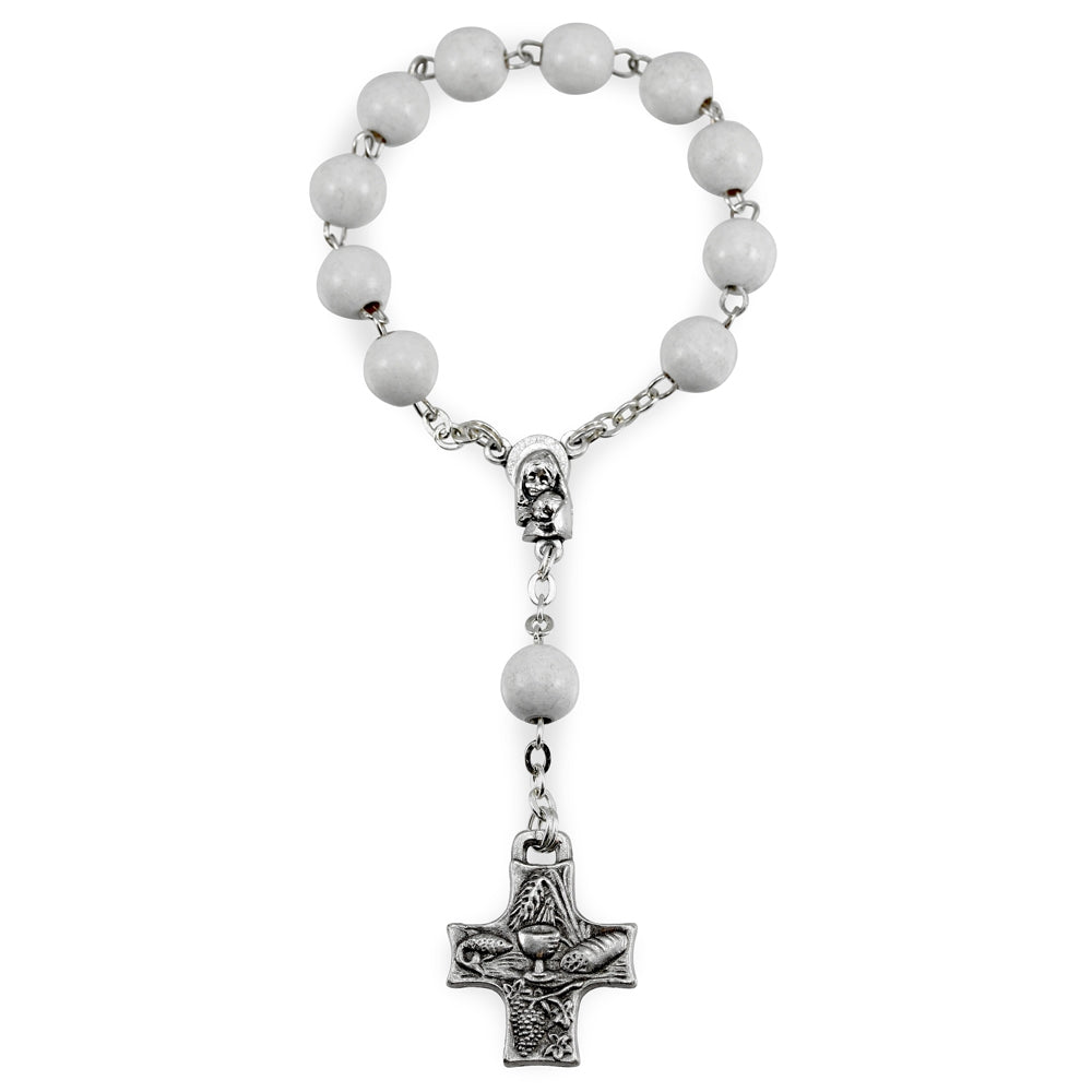 Catholic Wooden Beads One Decade Rosary