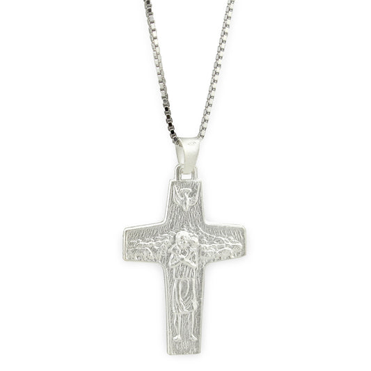 Sterling Silver Pope Francis Cross Pendent 