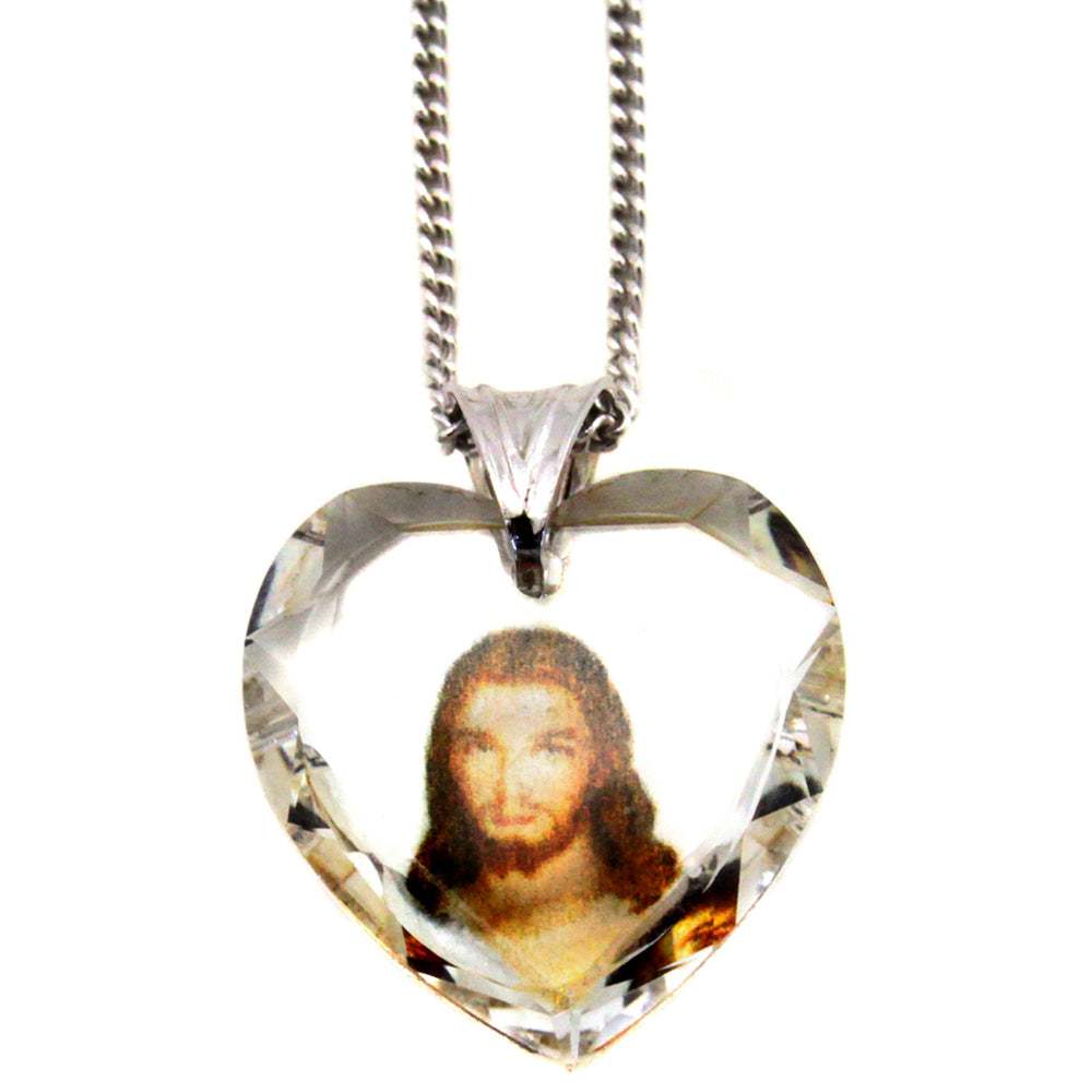 Swarovski Jesus Heart Pendant