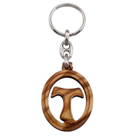 Tau Cross Keychain