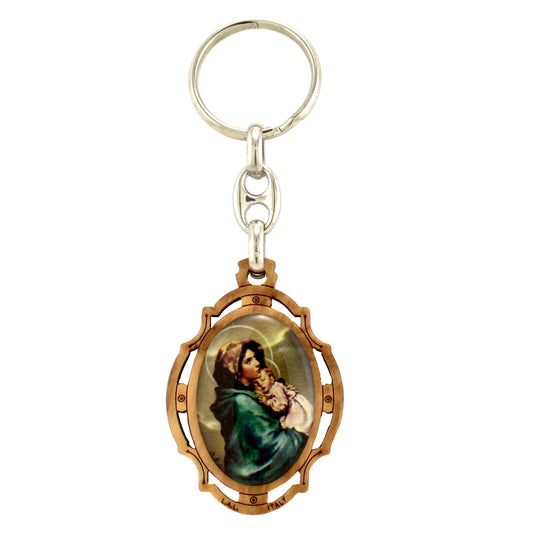 Madonna and Child Keychain