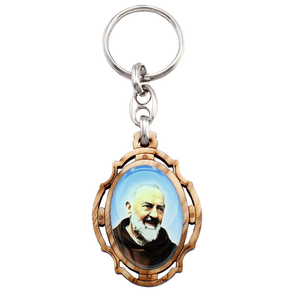 Padre Pio Keychain