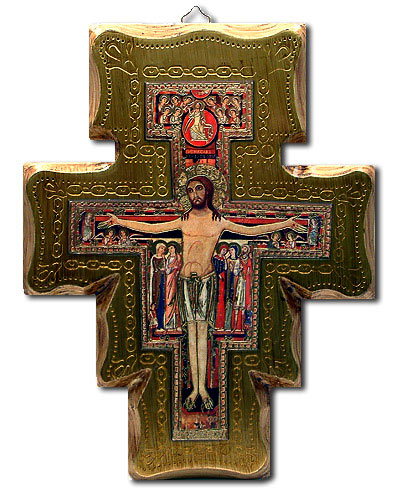 San Damiano Wall Catholic Crucifix