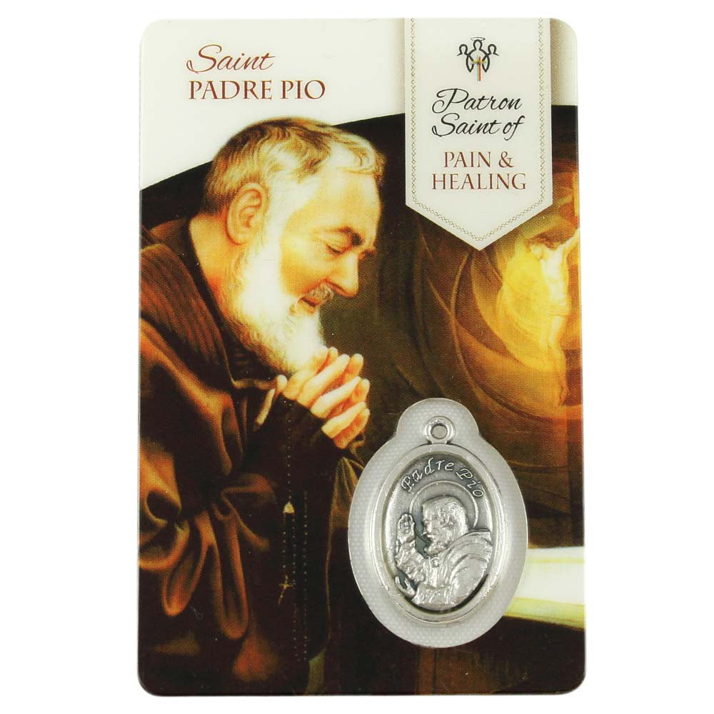 Padre Pio Healing Saint Prayer Card