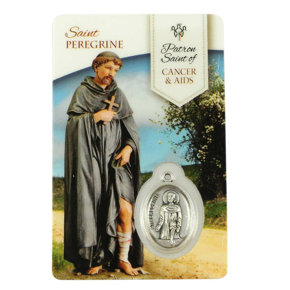 Saint Peregrine Healing Prayer Card