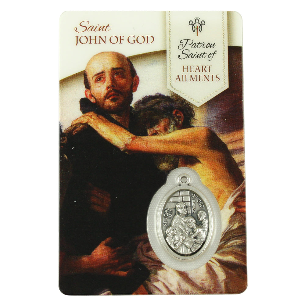 Saint John of God Healing Prayer Card