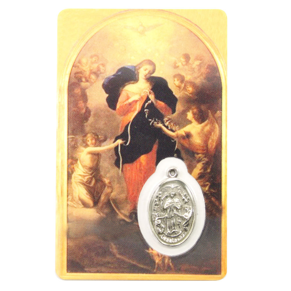 Virgin Mary Untier of Knots Prayer Card