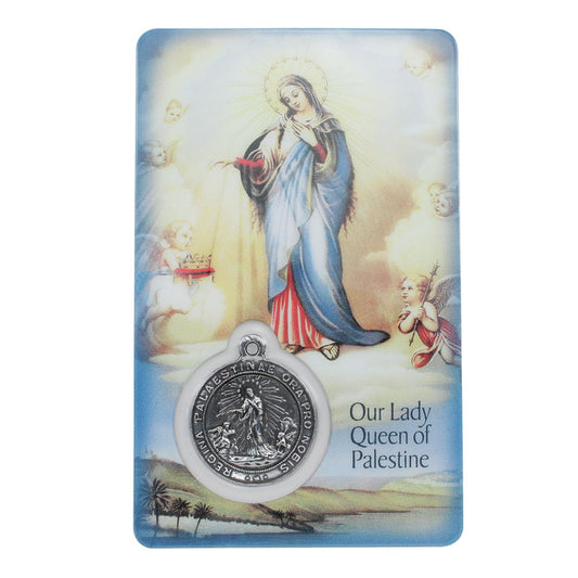Our Lady of Palestine, Prayer Card
