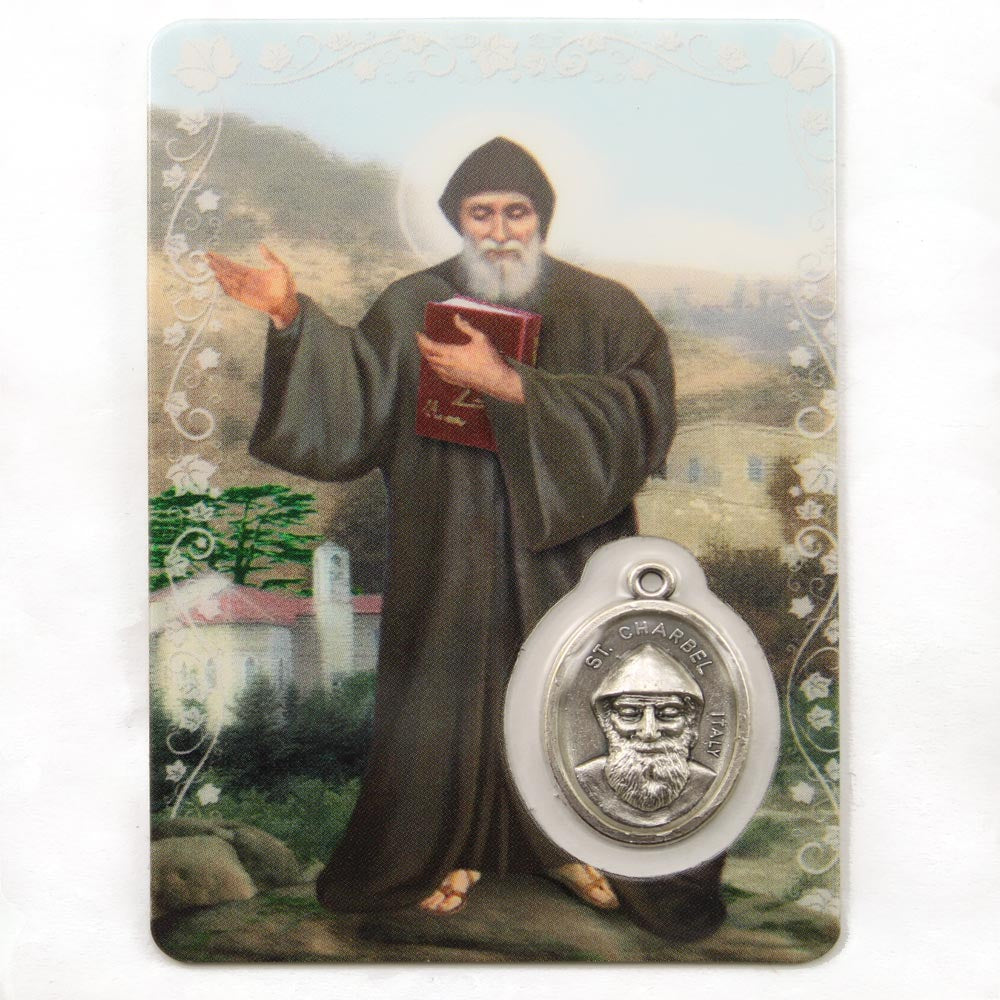 Saint Charbel, Prayer Card