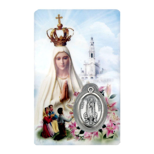 Our Lady of Fatima, Prayer Card - Spanish