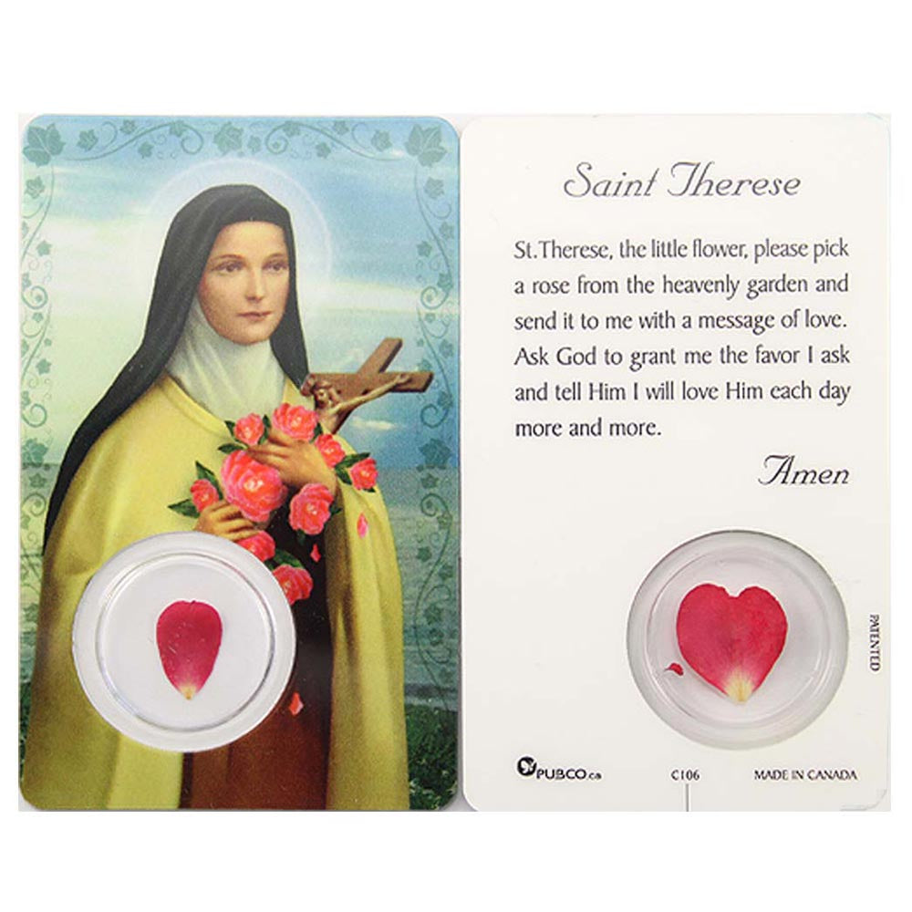 Saint Therese, Prayer Card