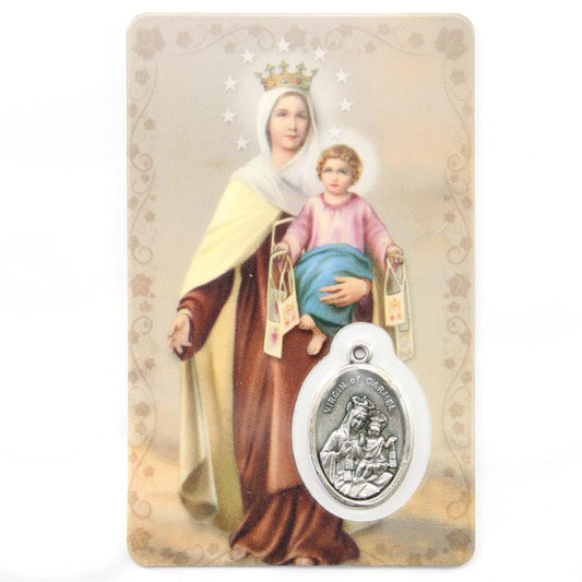 Lady of Carmel, Prayer Card