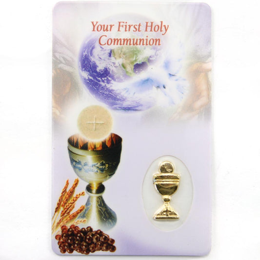 First Communion Blessing Prayer Card