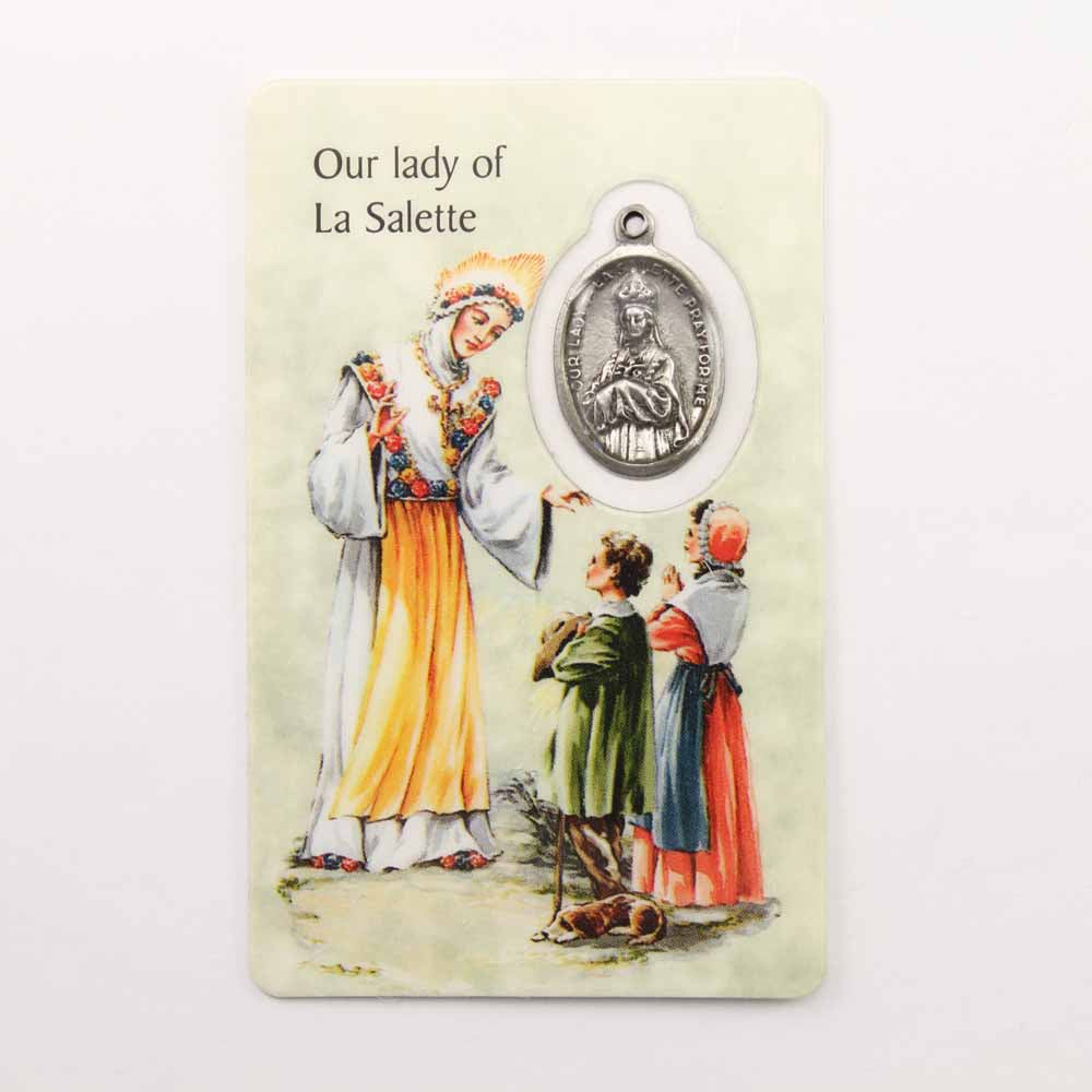 Our Lady of La Salette, Prayer Card