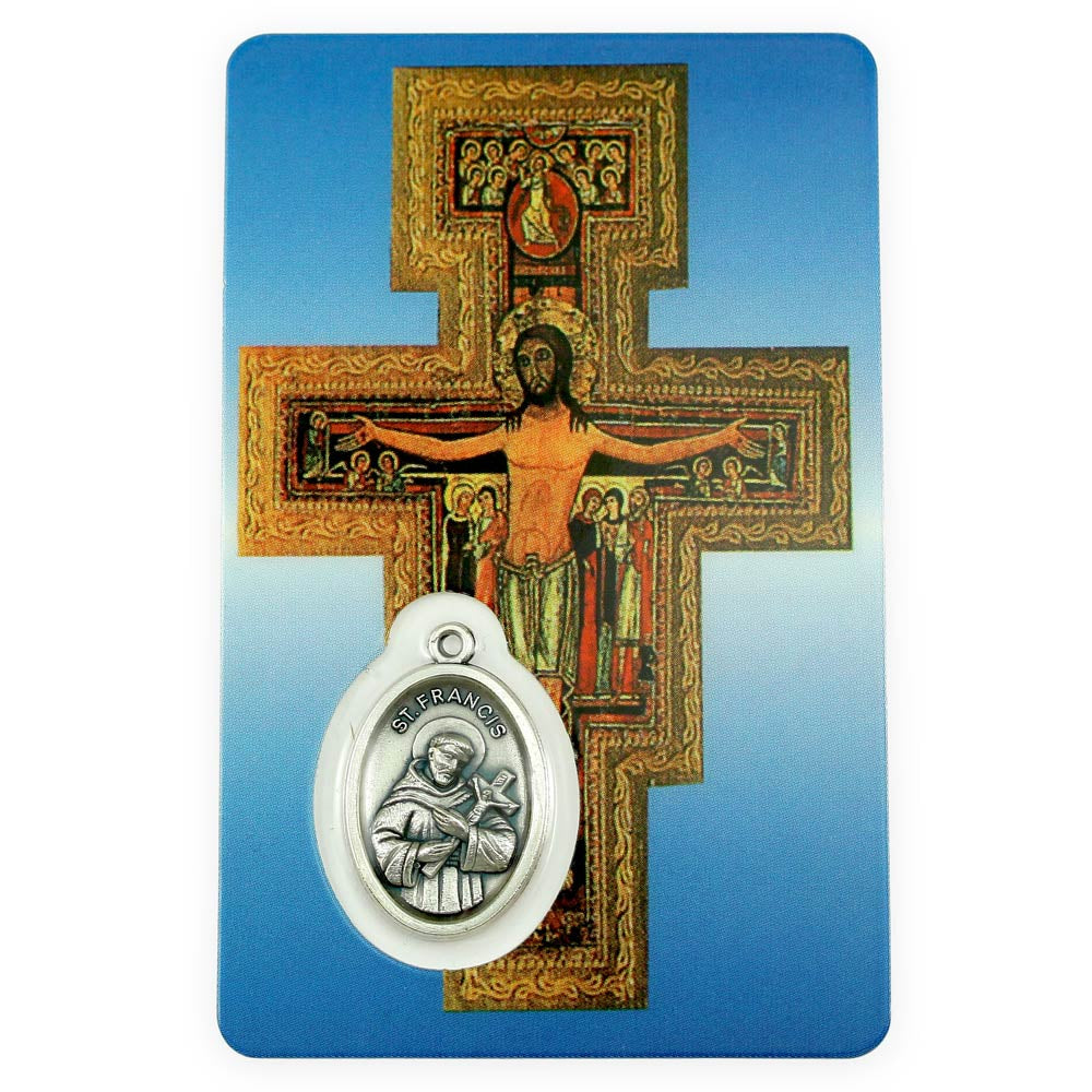 San Damiano Cross Prayer Card