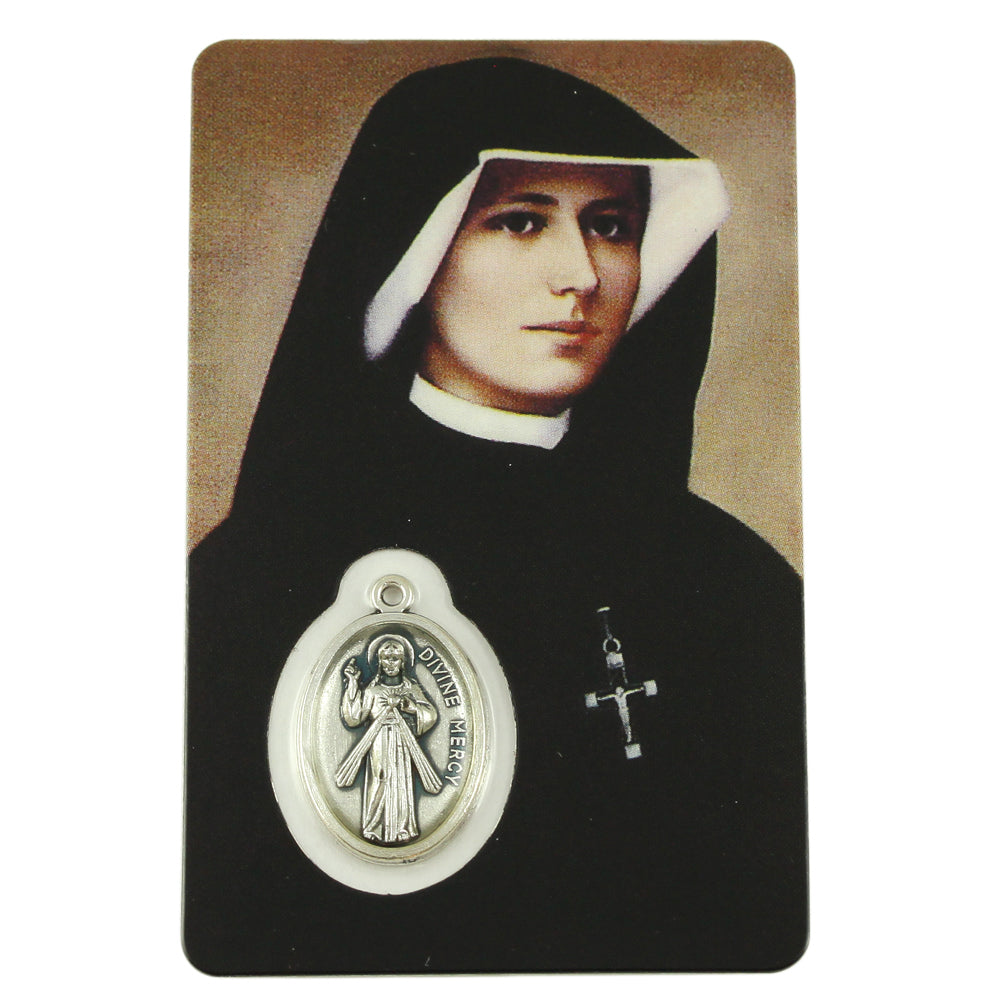 Saint Maria Faustina, Prayer Card