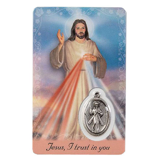 Divine Mercy, Prayer Card Front