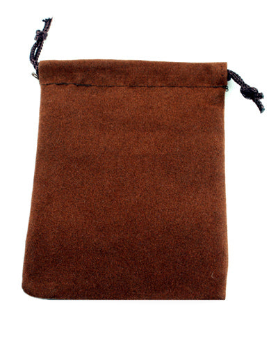 Chocolate Velour Rosary Pouch