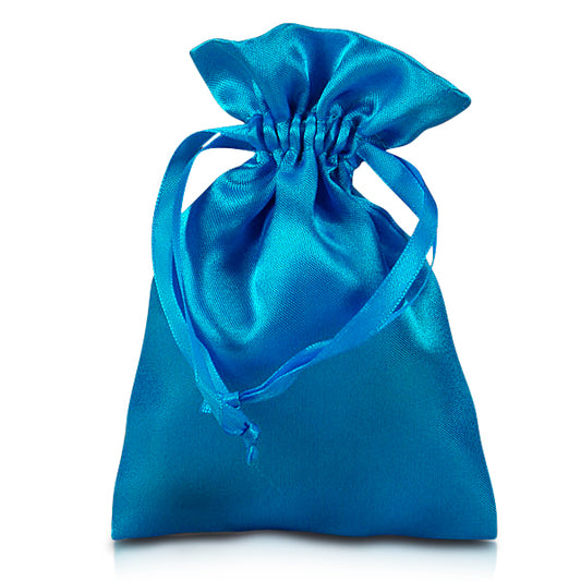 Rosary Turquoise Satin Pouch