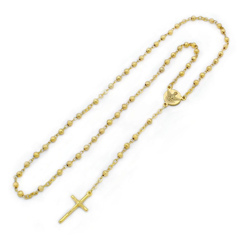 Our Lady of Miracles Gold Rosary