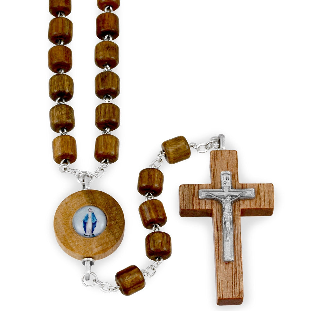 Lady of Grace Wooden Rosary