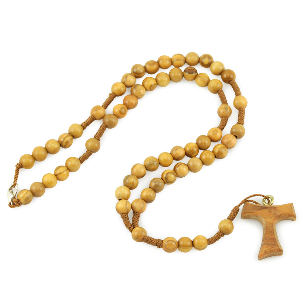 Olive Wood Beads Rosary