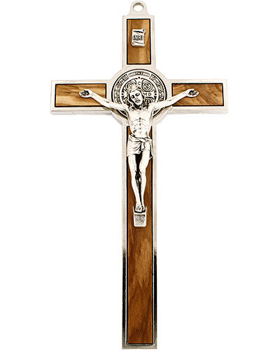 St. Benedict Wooden Wall Crucifix
