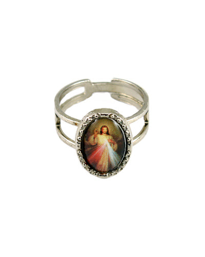 Divine Mercy Catholic Ring