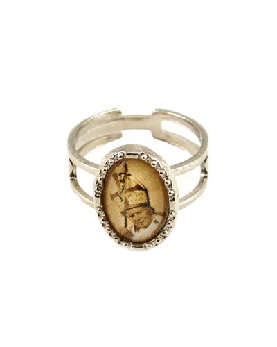 Pope John Paul II Silver Catholic Ring 