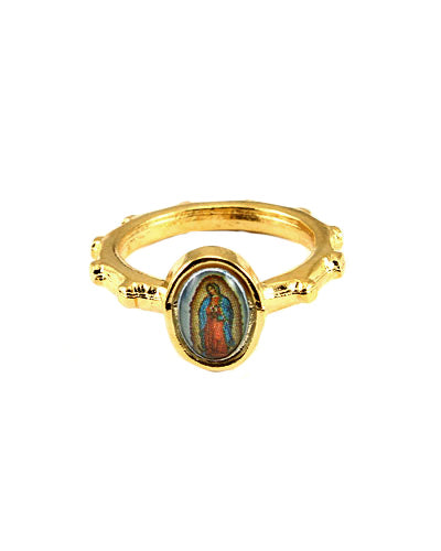 Our Lady of Guadalupe Catholic Rosary Ring