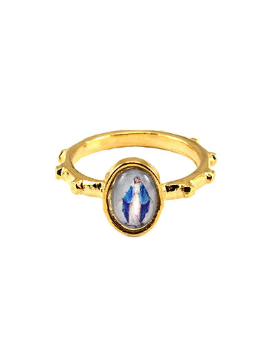 Our Lady of Grace Catholic Rosary Ring