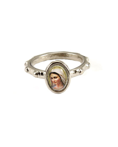 Lady of Medjugorje Catholic Rosary Ring
