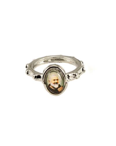 St. Padre Pio Rosary Ring