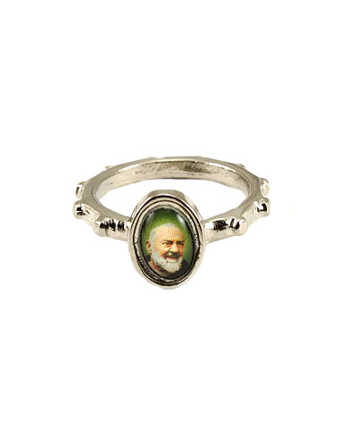 St. Padre Pio Catholic Rosary Ring