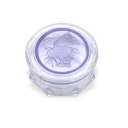 First Communion Plastic Rosary Box Blue Top