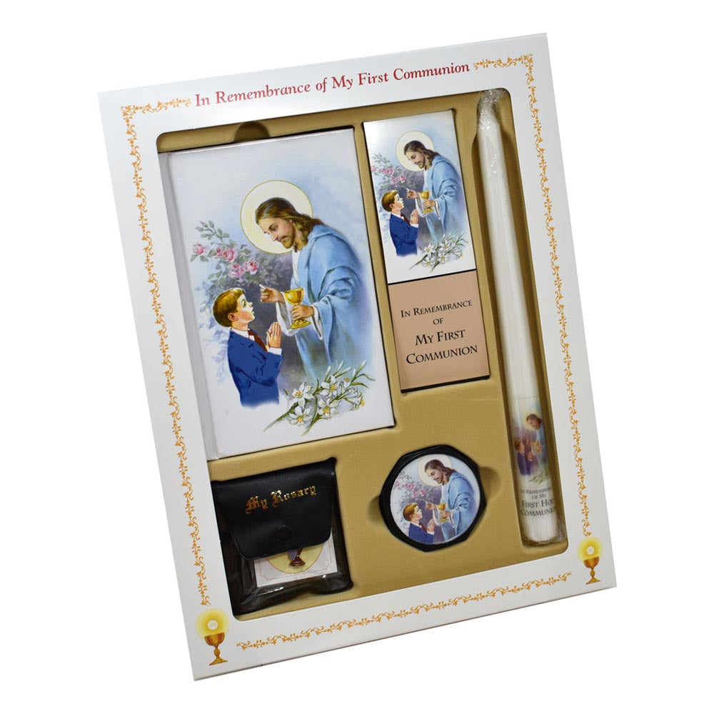 First Communion Deluxe Box Set for Boys - Good Shepherd Edition