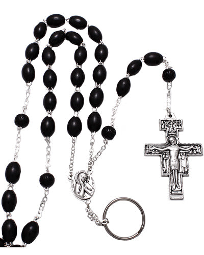 Nuns Wooden Beads Rosary