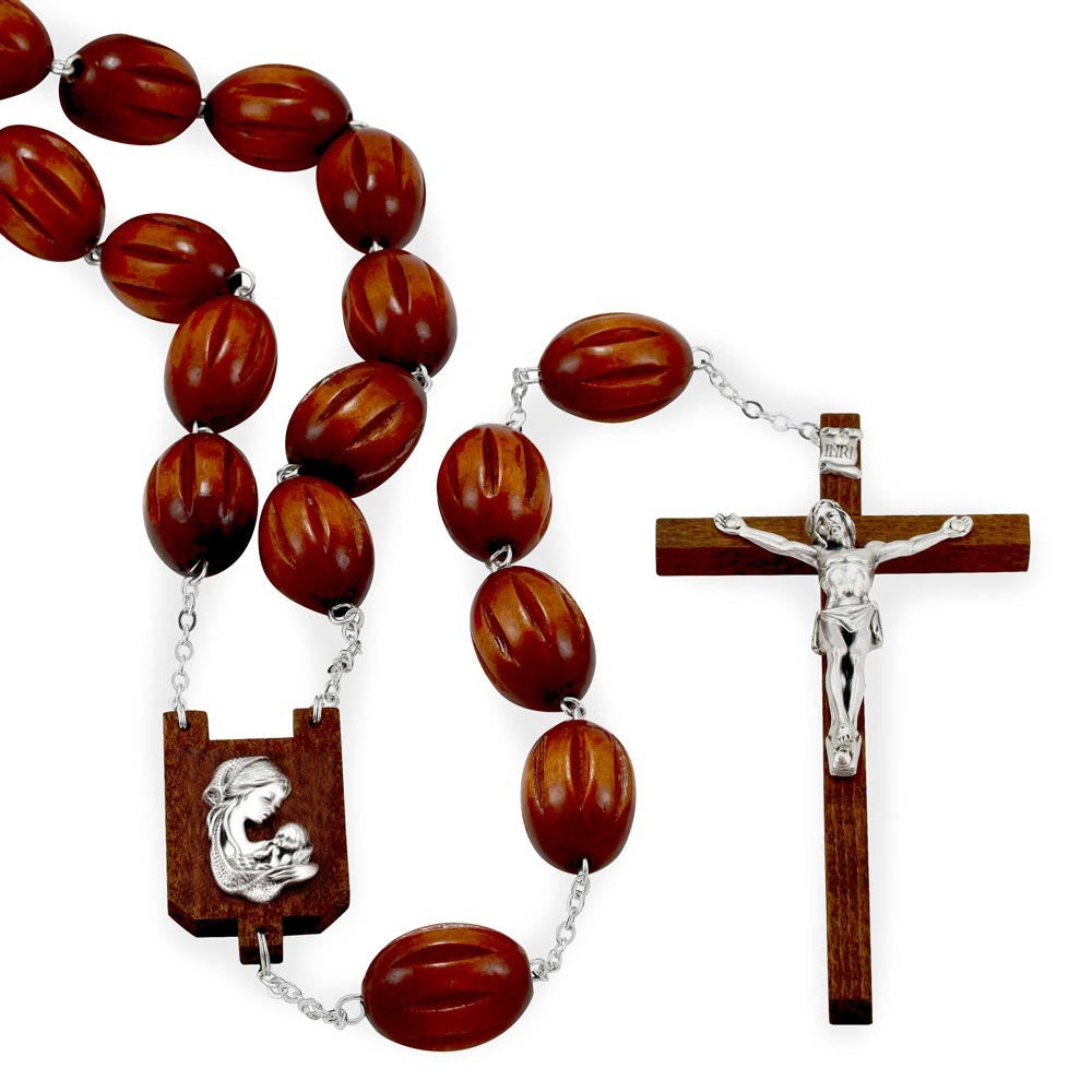 Wall Rosary Large Beads Catholic