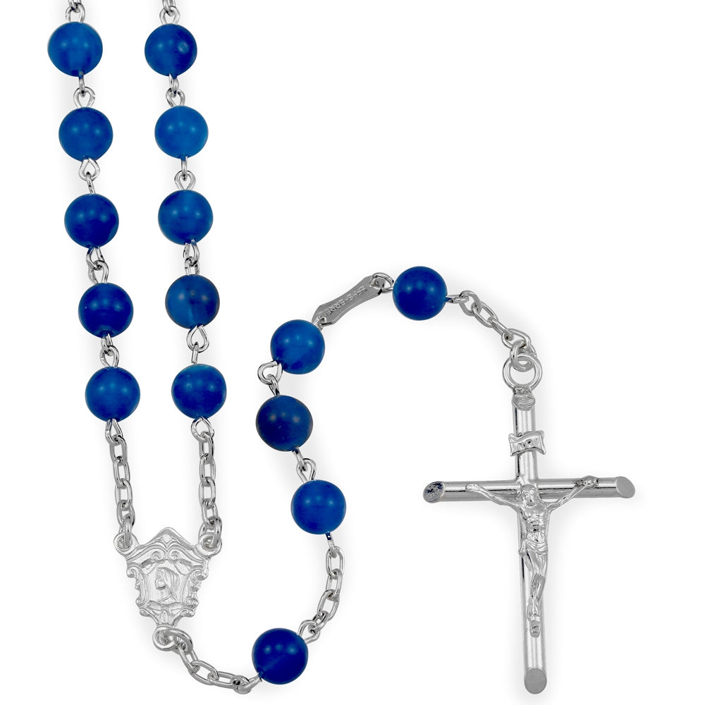 Agate Beads Catholic Rosary