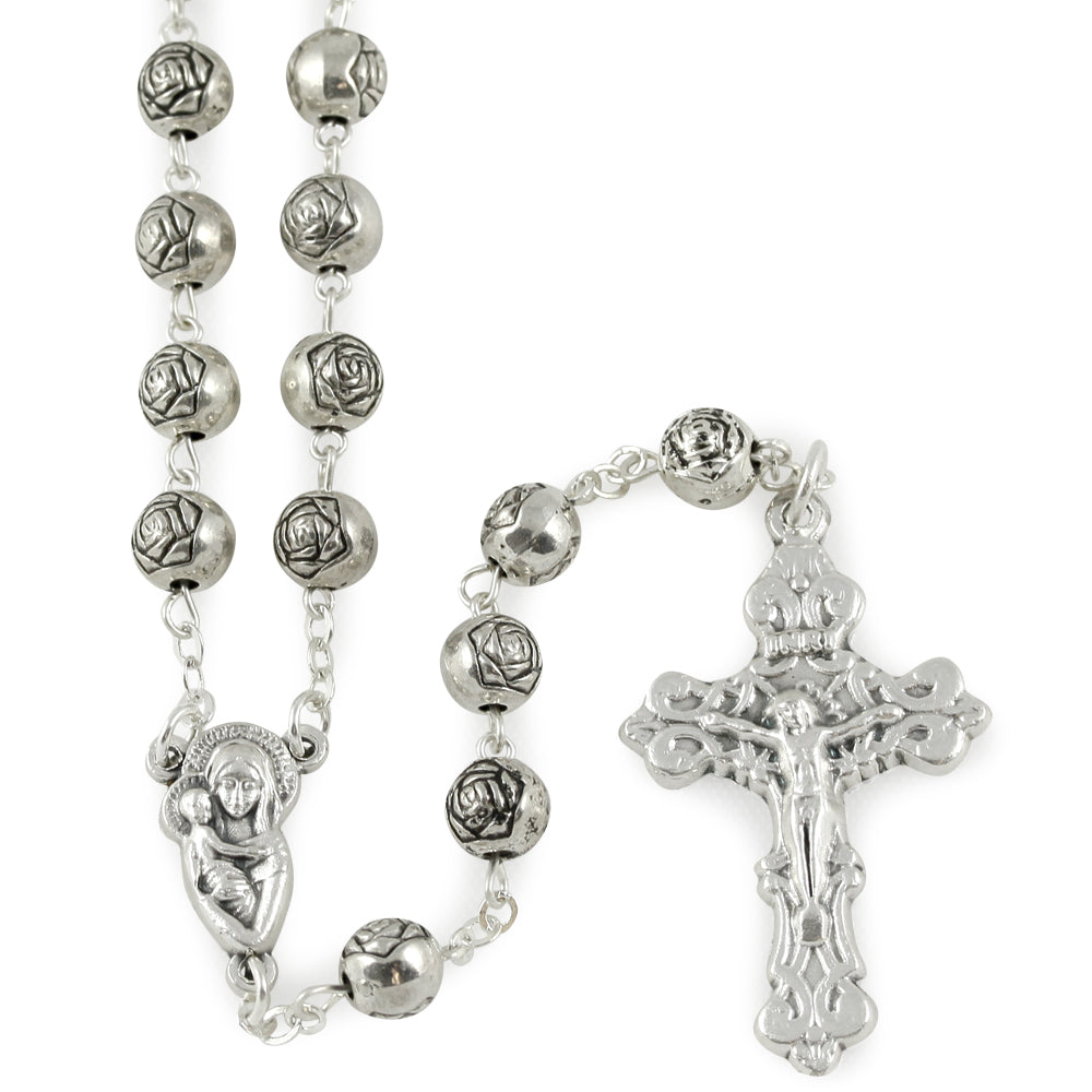 Rosebud Beads Catholic Rosary