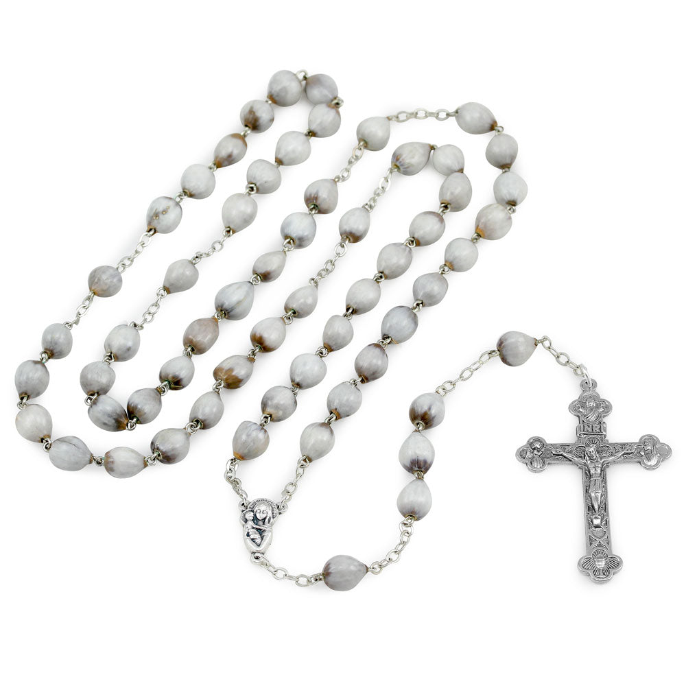Bladdernut Beads Catholic Rosary